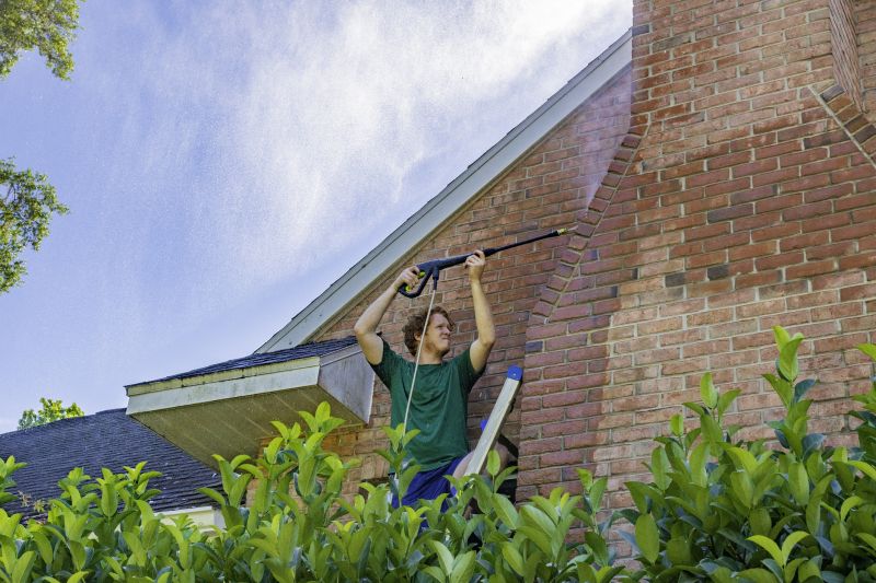Exterior Brick Staining