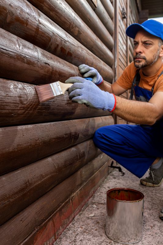 Exterior Brick Staining