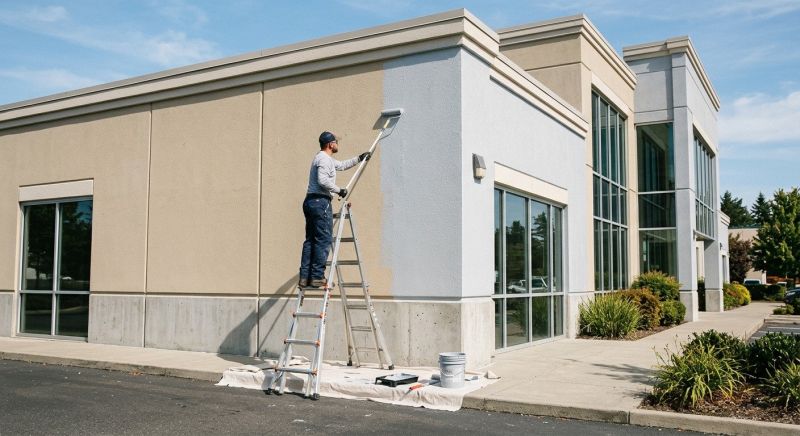 Outdoor Commercial Painting in Longmont, CO